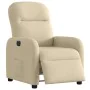 Sillón reclinable eléctrico de tela crema de , Sillones - Ref: Foro24-3302960, Precio: 233,17 €, Descuento: %