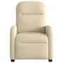 Sillón reclinable eléctrico de tela crema de , Sillones - Ref: Foro24-3302960, Precio: 233,17 €, Descuento: %