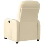 Sillón reclinable eléctrico de tela crema de , Sillones - Ref: Foro24-3302960, Precio: 233,17 €, Descuento: %