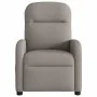 Sillón reclinable de masaje eléctrico tela gris taupe de , Sillones - Ref: Foro24-3302969, Precio: 263,59 €, Descuento: %