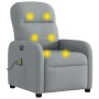 Sillón reclinable de masaje eléctrico tela gris claro von , Sessel - Ref: Foro24-3302962, Preis: 251,55 €, Rabatt: %