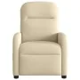 Sillón reclinable de tela crema de , Sillones - Ref: Foro24-4015530, Precio: 178,62 €, Descuento: %