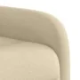 Sillón reclinable de tela crema de , Sillones - Ref: Foro24-4015530, Precio: 178,62 €, Descuento: %