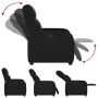 Sillón reclinable de tela negro by , Armchairs - Ref: Foro24-4015524, Price: 192,92 €, Discount: %