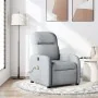 Sillón reclinable de masaje de tela gris claro de , Sillones - Ref: Foro24-4015532, Precio: 199,27 €, Descuento: %