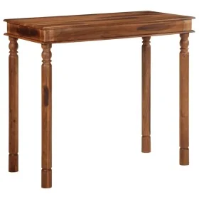 Mesa alta de madera maciza de acacia 120x60x107 cm de , Mesas de cocina y de comedor - Ref: Foro24-4102367, Precio: 251,17 €,...