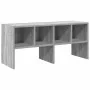 Zapatero apilable gris sonoma 89,5x30x40 cm de , Organizadores de vestidores y perchas de barra - Ref: Foro24-858849, Precio:...