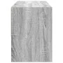 Zapatero apilable gris sonoma 89,5x30x40 cm de , Organizadores de vestidores y perchas de barra - Ref: Foro24-858849, Precio:...