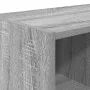 Zapatero apilable gris sonoma 89,5x30x40 cm de , Organizadores de vestidores y perchas de barra - Ref: Foro24-858849, Precio:...