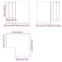 Mueble de cocina esquina pared Porto madera vieja de , Armarios de cocina - Ref: Foro24-854105, Precio: 83,07 €, Descuento: %