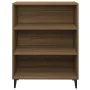 Aparador madera contrachapada marrón roble 69,5x32,5x90cm de vidaXL, Aparadores - Ref: Foro24-817380, Precio: 53,01 €, Descue...