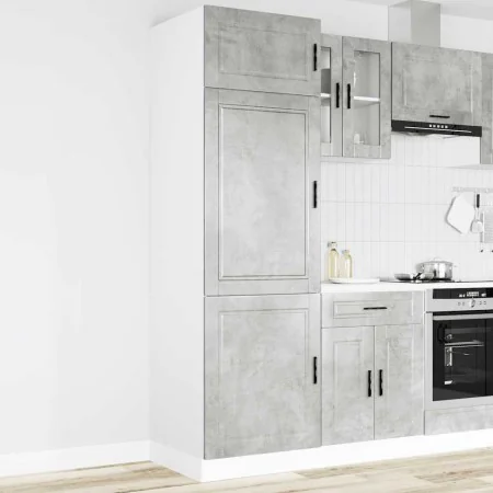 Mueble de cocina Porto de madera contrachapada gris hormigón de , Armarios de cocina - Ref: Foro24-854111, Precio: 206,52 €, ...