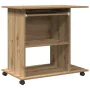 Mesa ordenador madera contrachapada roble artesanal 80x50x75cm de , Escritorios - Ref: Foro24-856053, Precio: 79,96 €, Descue...