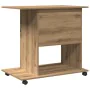 Mesa ordenador madera contrachapada roble artesanal 80x50x75cm de , Escritorios - Ref: Foro24-856053, Precio: 79,96 €, Descue...