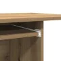 Mesa ordenador madera contrachapada roble artesanal 80x50x75cm de , Escritorios - Ref: Foro24-856053, Precio: 79,96 €, Descue...
