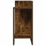 Mesas auxiliares 2 uds con estante ahumado roble 25,5x27x60 cm by , Side tables - Ref: Foro24-858551, Price: 39,53 €, Discoun...