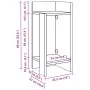 Mesas auxiliares 2 uds con estante ahumado roble 25,5x27x60 cm by , Side tables - Ref: Foro24-858551, Price: 39,53 €, Discoun...