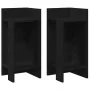 Mesas auxiliares 2 uds con estante negro 25,5x27x60 cm by , Side tables - Ref: Foro24-858545, Price: 40,26 €, Discount: %