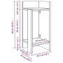 Mesas auxiliares 2 uds con estante negro 25,5x27x60 cm by , Side tables - Ref: Foro24-858545, Price: 40,26 €, Discount: %