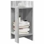 Mesas auxiliares 2 uds con estante gris sonoma 25,5x27x60 cm by , Side tables - Ref: Foro24-858553, Price: 40,58 €, Discount: %