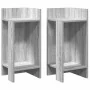 Mesas auxiliares 2 uds con estante gris sonoma 25,5x27x60 cm by , Side tables - Ref: Foro24-858553, Price: 40,58 €, Discount: %