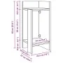 Mesas auxiliares 2 uds con estante gris sonoma 25,5x27x60 cm by , Side tables - Ref: Foro24-858553, Price: 40,58 €, Discount: %
