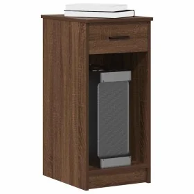 Torre de ordenador con cajón roble marrón 35x45x77 cm de , Escritorios - Ref: Foro24-858746, Precio: 55,07 €, Descuento: %