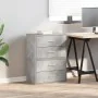 Armarios con 2 cajones 2 uds gris hormigón 60x31x40 cm de , Cajoneras - Ref: Foro24-858828, Precio: 94,34 €, Descuento: %
