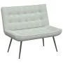 Banco de terciopelo gris claro 110x74x84 cm de , Bancos - Ref: Foro24-4012337, Precio: 167,50 €, Descuento: %