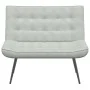 Banco de terciopelo gris claro 110x74x84 cm de , Bancos - Ref: Foro24-4012337, Precio: 167,50 €, Descuento: %
