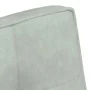 Banco de terciopelo gris claro 110x74x84 cm de , Bancos - Ref: Foro24-4012337, Precio: 167,50 €, Descuento: %