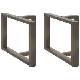 Patas de mesa centro forma T 2uds acero natural 60x25x(42-43)cm de , Patas para mesas - Ref: Foro24-4013035, Precio: 85,73 €,...