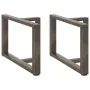 Patas de mesa centro forma T 2uds acero natural 60x25x(42-43)cm de , Patas para mesas - Ref: Foro24-4013035, Precio: 85,73 €,...