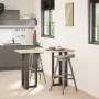 Patas de mesa bar forma T 2 uds acero natural 40x35x(90-91)cm de , Patas para mesas - Ref: Foro24-4013075, Precio: 127,86 €, ...