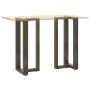 Patas de mesa bar forma T 2 uds acero natural 40x35x(90-91)cm de , Patas para mesas - Ref: Foro24-4013075, Precio: 127,86 €, ...