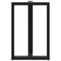 Patas de mesa de bar forma T 2 uds acero negro 60x35x(90-91) cm de , Patas para mesas - Ref: Foro24-4013080, Precio: 160,86 €...