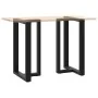 Patas de mesa de bar forma T 2 uds acero negro 60x35x(90-91) cm de , Patas para mesas - Ref: Foro24-4013080, Precio: 160,86 €...