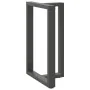Patas de mesa bar forma T 2 uds acero antracita 60x35x(90-91)cm de , Patas para mesas - Ref: Foro24-4013082, Precio: 154,53 €...