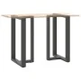 Patas de mesa bar forma T 2 uds acero antracita 60x35x(90-91)cm de , Patas para mesas - Ref: Foro24-4013082, Precio: 154,53 €...