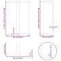 Patas de mesa bar forma T 2 uds acero antracita 60x35x(90-91)cm de , Patas para mesas - Ref: Foro24-4013082, Precio: 154,53 €...