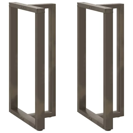 Patas mesa bar forma T 2 uds acero natural 60x35x(110-111) cm de , Patas para mesas - Ref: Foro24-4013107, Precio: 159,68 €, ...