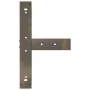 Patas mesa bar forma T 2 uds acero natural 60x35x(110-111) cm de , Patas para mesas - Ref: Foro24-4013107, Precio: 159,68 €, ...
