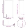 Patas mesa bar forma T 2 uds acero natural 60x35x(110-111) cm de , Patas para mesas - Ref: Foro24-4013107, Precio: 159,68 €, ...