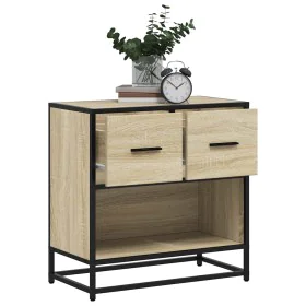 Mesita de noche roble sonoma 60x31x60 cm madera contrachapada de , Mesitas de noche - Ref: Foro24-848695, Precio: 63,72 €, De...
