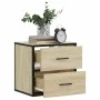 Mesitas de noche de pared 2 unidades roble Sonoma 40x31x39,5 cm de , Mesitas de noche - Ref: Foro24-848727, Precio: 78,95 €, ...