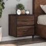 Mesitas de noche pared 2 uds color roble marrón 40x31x39,5 cm de , Mesitas de noche - Ref: Foro24-848733, Precio: 82,04 €, De...