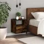 Mesita de noche de pared color roble ahumado 40x31x39,5 cm de , Mesitas de noche - Ref: Foro24-848738, Precio: 44,49 €, Descu...