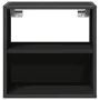 Mesita de noche de pared negra 40x31x39,5 cm de , Mesitas de noche - Ref: Foro24-848744, Precio: 33,72 €, Descuento: %
