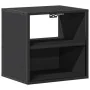 Mesita de noche de pared negra 40x31x39,5 cm de , Mesitas de noche - Ref: Foro24-848744, Precio: 33,72 €, Descuento: %