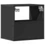 Mesita de noche de pared negra 40x31x39,5 cm de , Mesitas de noche - Ref: Foro24-848744, Precio: 33,72 €, Descuento: %